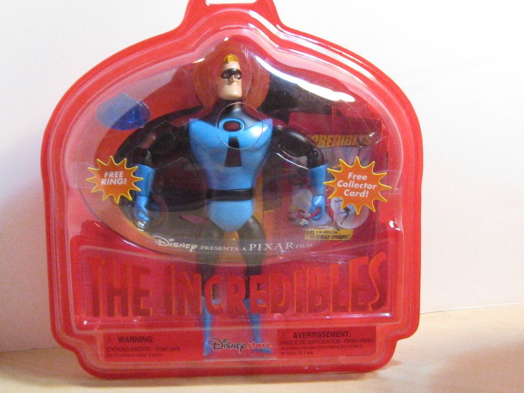 Disneys The Incredibles  Action Figure of Young Bob w/ Card and Ring