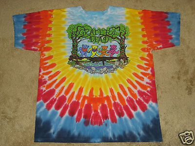 Grateful Dead Wood Bears S, M, L, XL, 2XL Tie Dye T Shirt