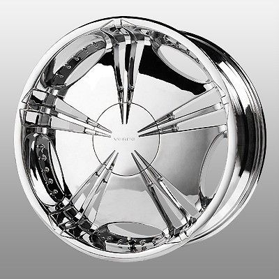 18 inch Verde Helix Chrome Wheels Rims 5x4.5 Monterey Marauder Santa