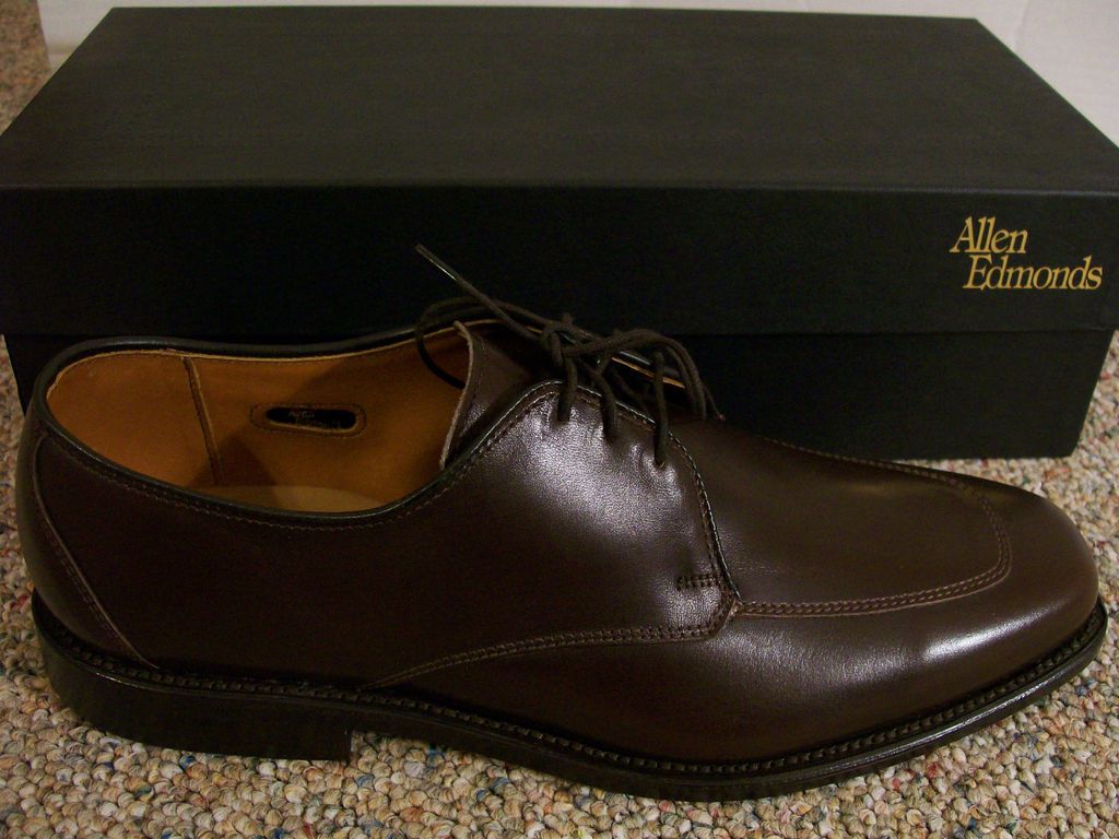 ALLEN EDMONDS Burton Bourbon 1132 mens dress shoes New in box