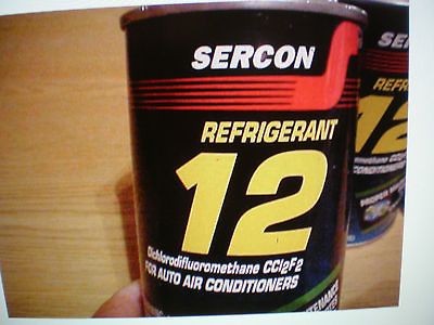 12 Cans R12 refrigerant freon unopened case 12 oz