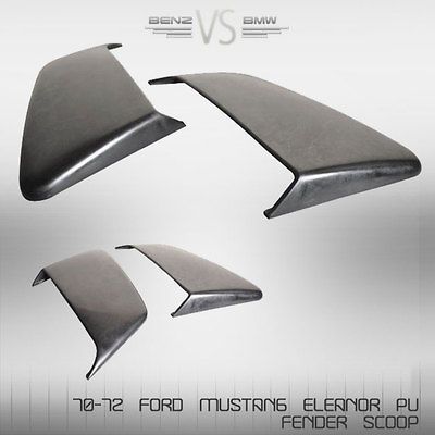 10 12 FORD MUSTANG ELEANOR URETHANE PU FENDER SIDE SCOOP PANEL