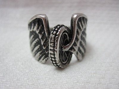 Tire Stainless Steel Biker Harley Mens Ring New Sizes 9.5/10/11/12