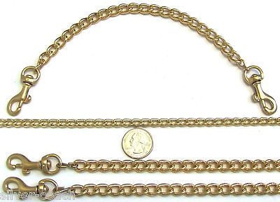 mm Gold/Nickel Clip On Replacement Shoulder Bag Purse Pouch Clutch