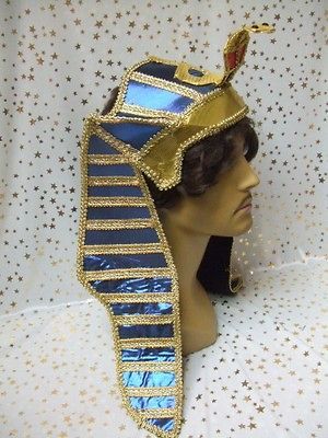 Gold Tutankhamun Headdress ~ Egyptian ~ Pharaoh ~ Pyramids ~ NEW