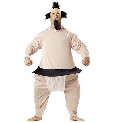 Sumo Wrestler Adult Costume fatsuit,fat suit,wrestling,hoop,hoop