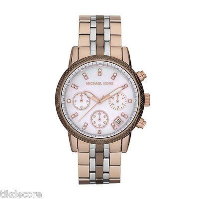 Michael Kors MK5642 Ritz Chronograph Light TriColor Watch