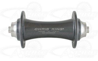 Chris King Front R45 Hub   28 hole, Pewter, Steel Bearings (r 45/r/45