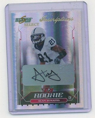 2006 Score Select Inscriptions Rookie Autograph #351 #095/100