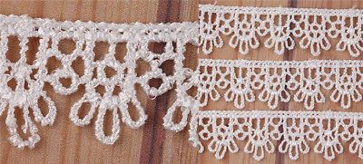 Yard Flower Drop Pattern Lace Trim Sewing On 0.7 Inch I0123 1