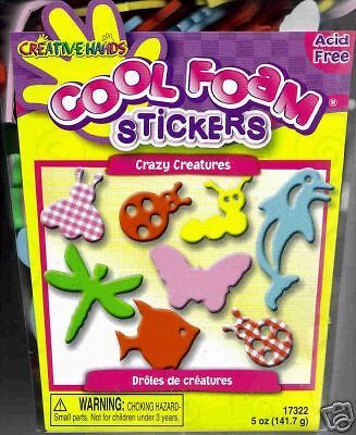 CREATIVE HANDS Crazy Creatures Cool Foam Stickers