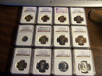 NGC GRADED COINS MIXED BOX  ESTATE BUY 1 BUY=3 SLABS RANDOMLY PULLED