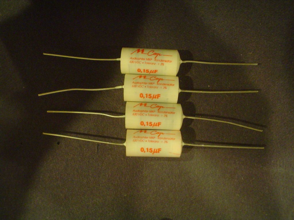 MUNDORF M CAP Audiophiler MKP Capacitor 0.15uf 630V (Set of 4