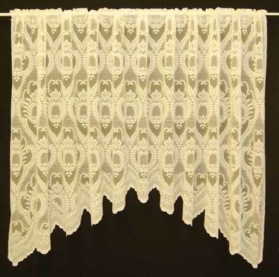 GENEVA HEAVY JACQUARD JARDINIERE NET CURTAINS IN CREAM