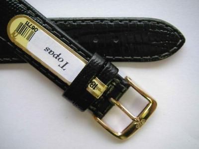 Di Modell Topas black teju lizard watch band