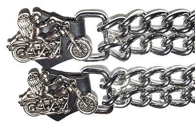 BIKER ANGEL MOTORCYCLE VEST Extender CHAINS