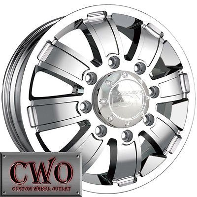 16 Chrome ION 166 Wheels Rims 8x170 8 Ford F 250 F250 Super Duty