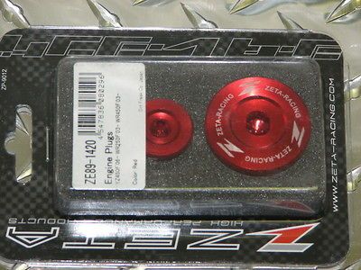 ZETA RED ENGINE PLUG SET YAMAHA YZ400F YZ426F YZ250F YZ450F 1998 2005