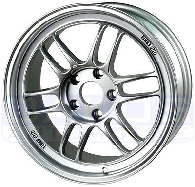 ENKEI RPF1 Wheels 18x10.5 5x114.3 15mm Offset Silver Rims 379 8105