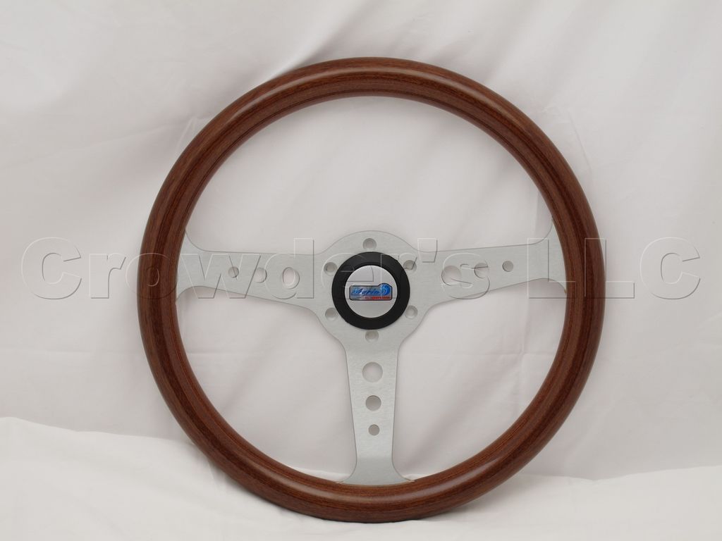 Line 350 mm Wood Marine Boat Steering Wheel + Hub   Part # 30117 (WH