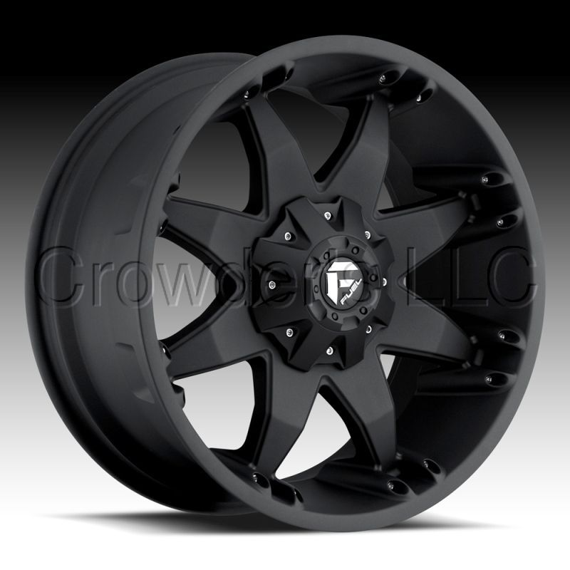 FUEL SUV Truck Wheel Rim Octane Black 17 in 5 Lug