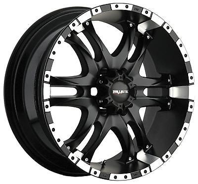 BALLISTIC OFF ROAD WIZARD BLACK TAHOE SUBURBAN ESCALADE H3 WHEELS RIMS