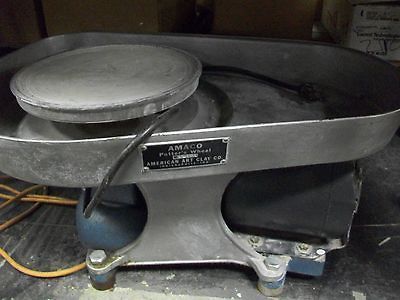 Amaco Model 1 104 potters wheel 3 2 speed with seat spins nicely 3