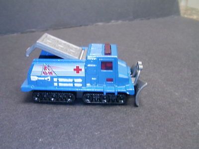 1998 MATCHBOX SNOW GROOMER MATTEL INC. CHINA Blue