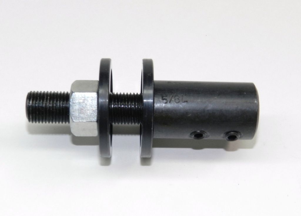 SPINDLE 5/8 ARBOR HOLE SHAFT FOR MOTOR   GRINDER   1/2 SHAFT LEFT