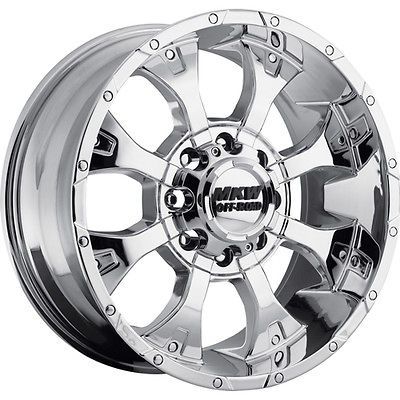 Chrome MKW Offroad M85 M85 5x150 +20 Rims Mud Grappler 37x13.50R20LT