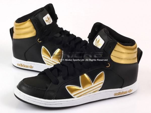 Adidas Campus Trefoil St Mid w Black Metallic Gold 2011