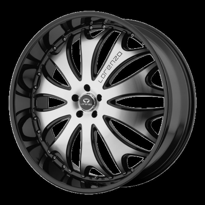 24 Wheels Rims Lorenzo WL29 Black Navigator F150 Ford