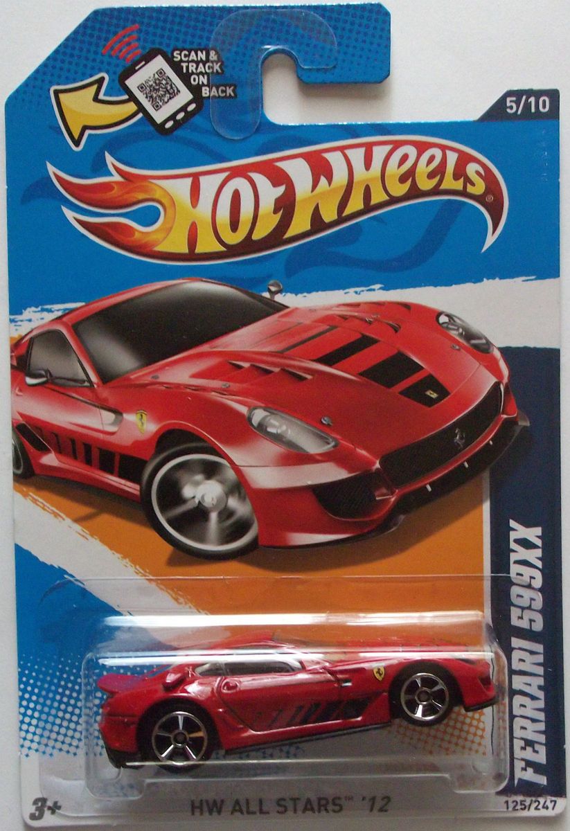 2012 Hot Wheels Ferrari 599XX Col 125 Red Version