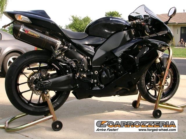 Carrozzeria wheels for Kawasaki 2011 2012 ZX10R IN stock BLACK