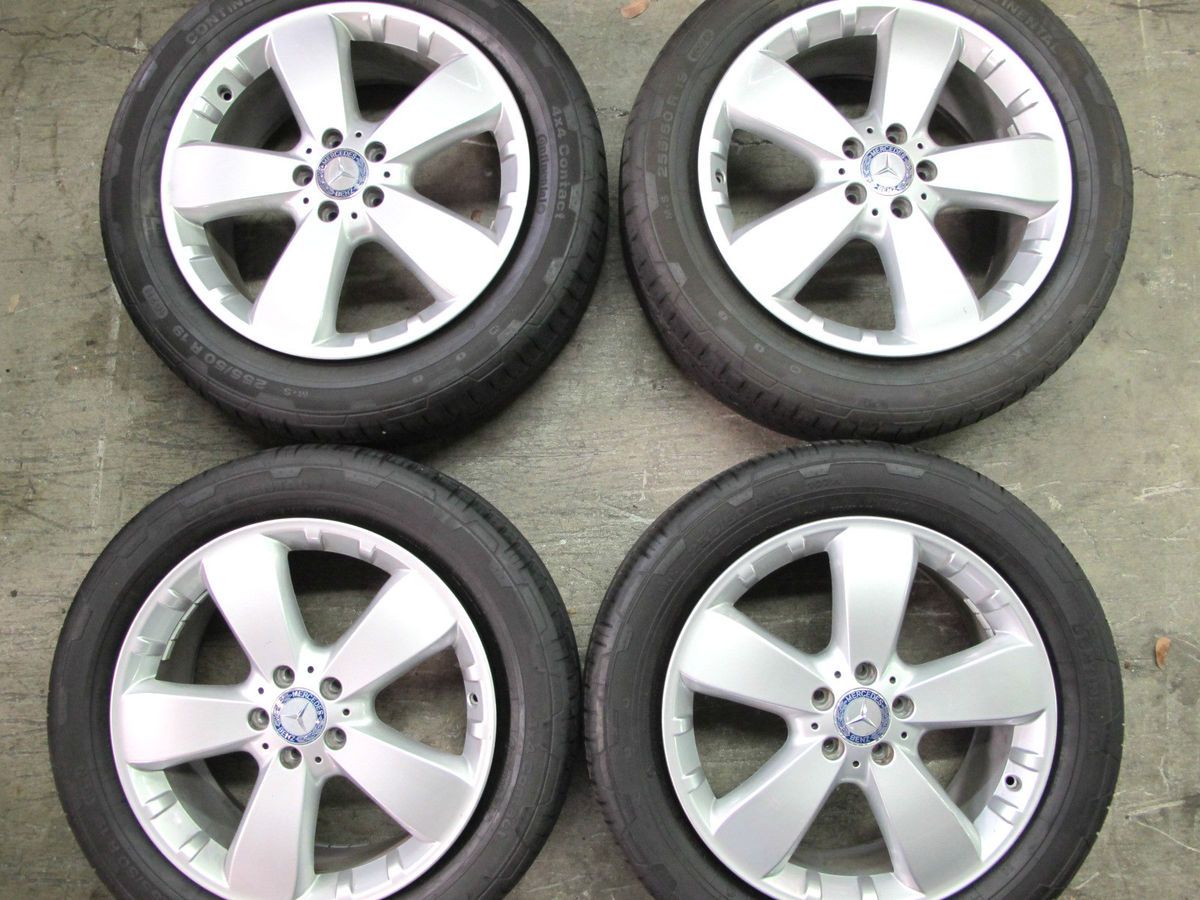 Mercedes Wheels ML350 2009 09 19 Silver 5 Spoke Factory Rims Set of 4