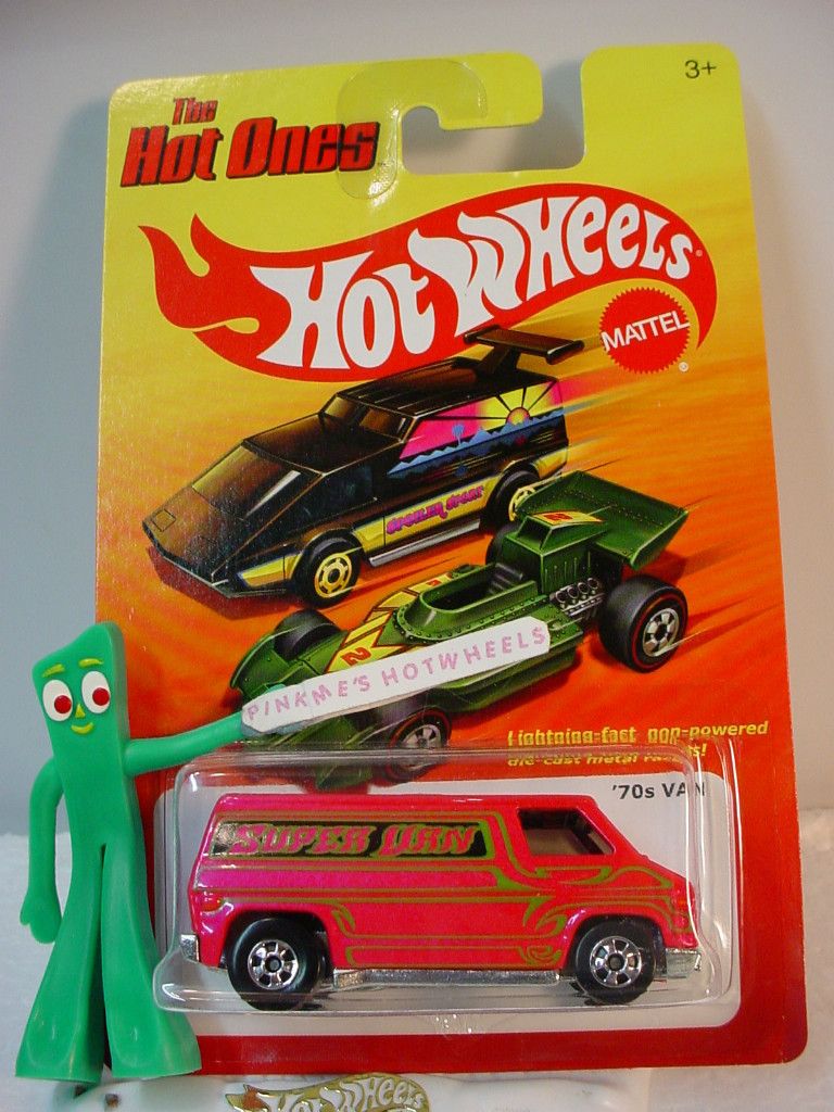 2011 Hot Wheels Hot Ones Super 70s Van ★new Hot Pink★