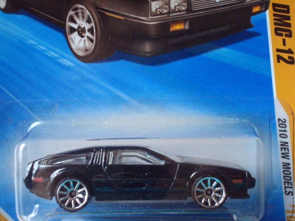 Hot Wheels 2010 New Models 81 DeLorean DMC12 Black