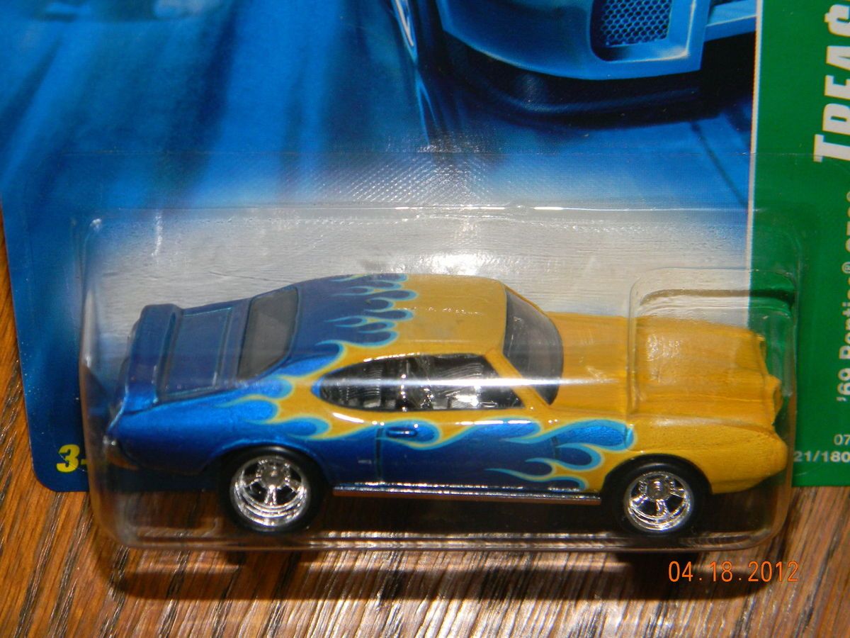 2007~SUPER~ 69 PONTIAC GTO ~ #1/12 ~ HOT WHEELS~TREASURE HUNT~T~07