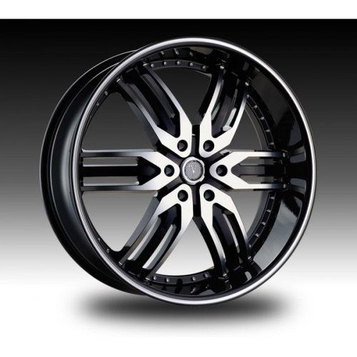 22 INCH F5125B RIMS AND TIRES SUBURBAN YUKON DENALI TAHOE AVALANCHE