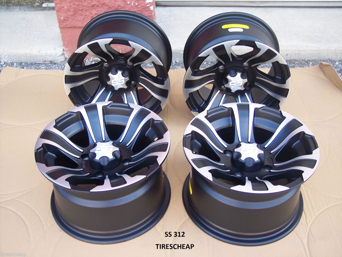 12 Polaris Sportsman ITP SS312 Aluminum ATV Wheels New Set 4 Lifetime