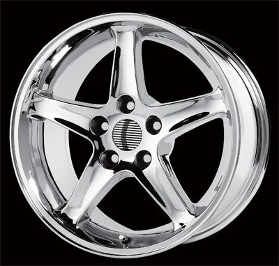 17 Mustang Cobra R Wheels Chrome 5 Lug 5x4 5 ET24 Set