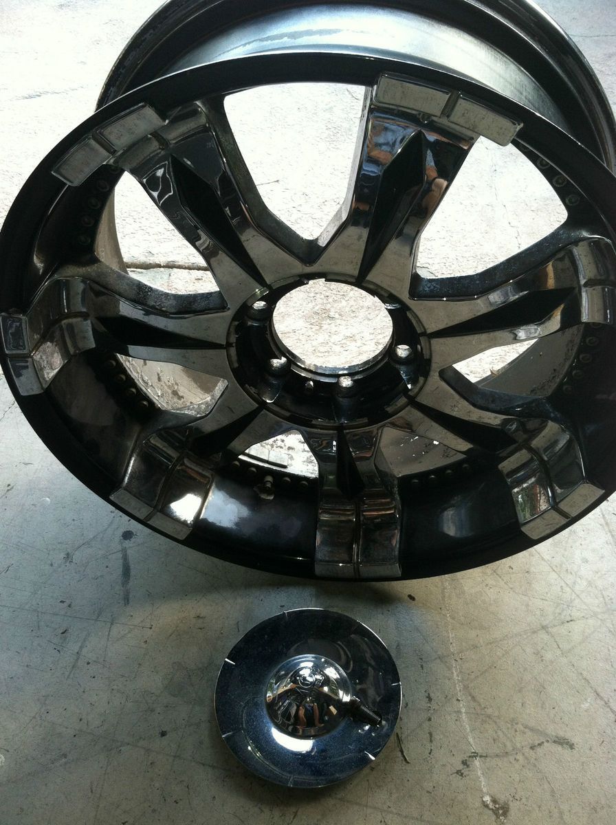 Mob 20 Torrio Rims Black Chrome 20x9 6 Lug Wheels