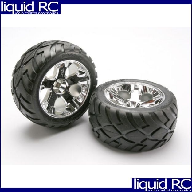 Traxxas Anaconda Tires & All Star Wheels Rear 12mm Hex Traxxas Nitro