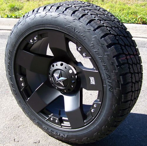 18 XD Rockstar Wheels Nitto Terra Grappler Jeep JK
