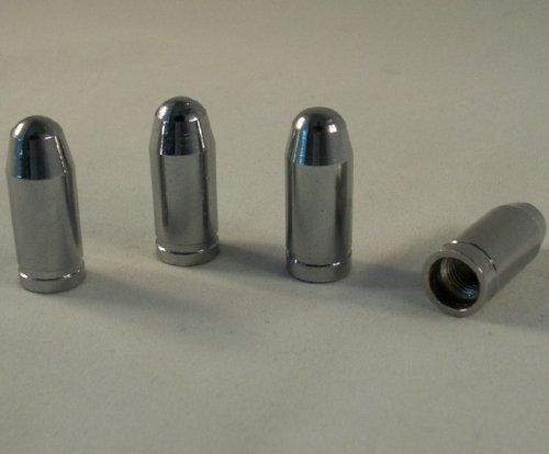 Silver Bullet Custom Air Valve Stem Caps Car Truck ATV Rims