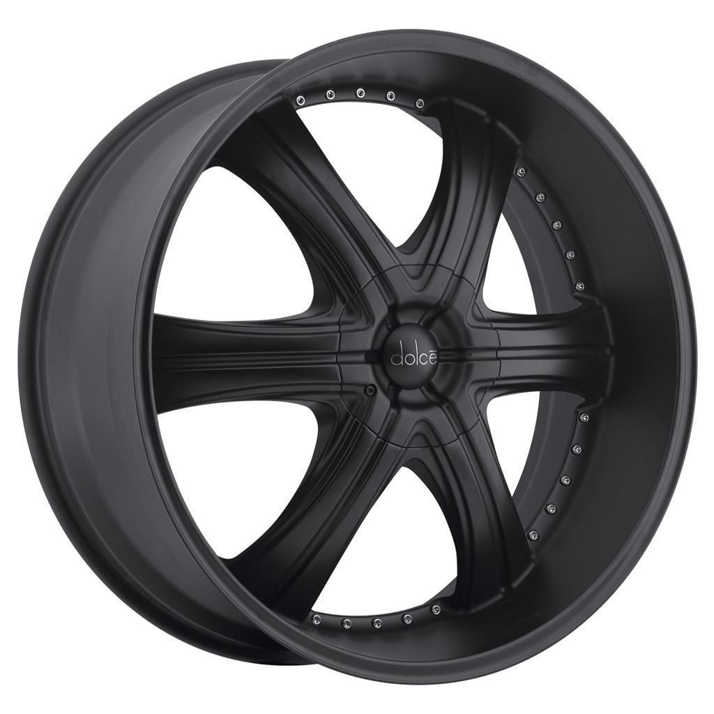 20 inch 20x8 5 Dolce DC28 Black Wheels Rims 6x5 5 6x139 7 18 SLX