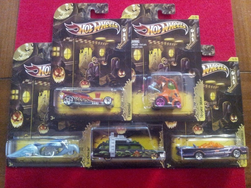 Hotwheels Halloween Kroger Exclusive Set of 5 VHTF