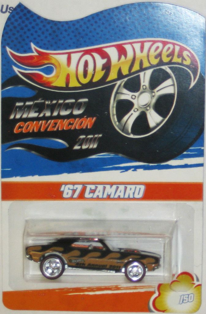 Hot Wheels 2011 Mexico Convention 67 Camaro 1 50 Real Riders Le