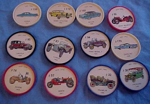 Vintage Jello Wheels Old Car Premiums