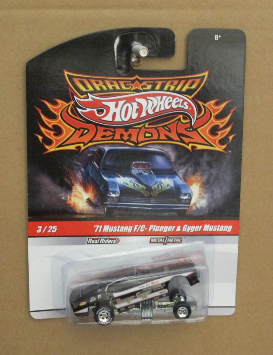 HOT WHEELS DRAG STRIP DEMONS 71 MUSTANG F/C PLUEGER & GYGER MUSTANG